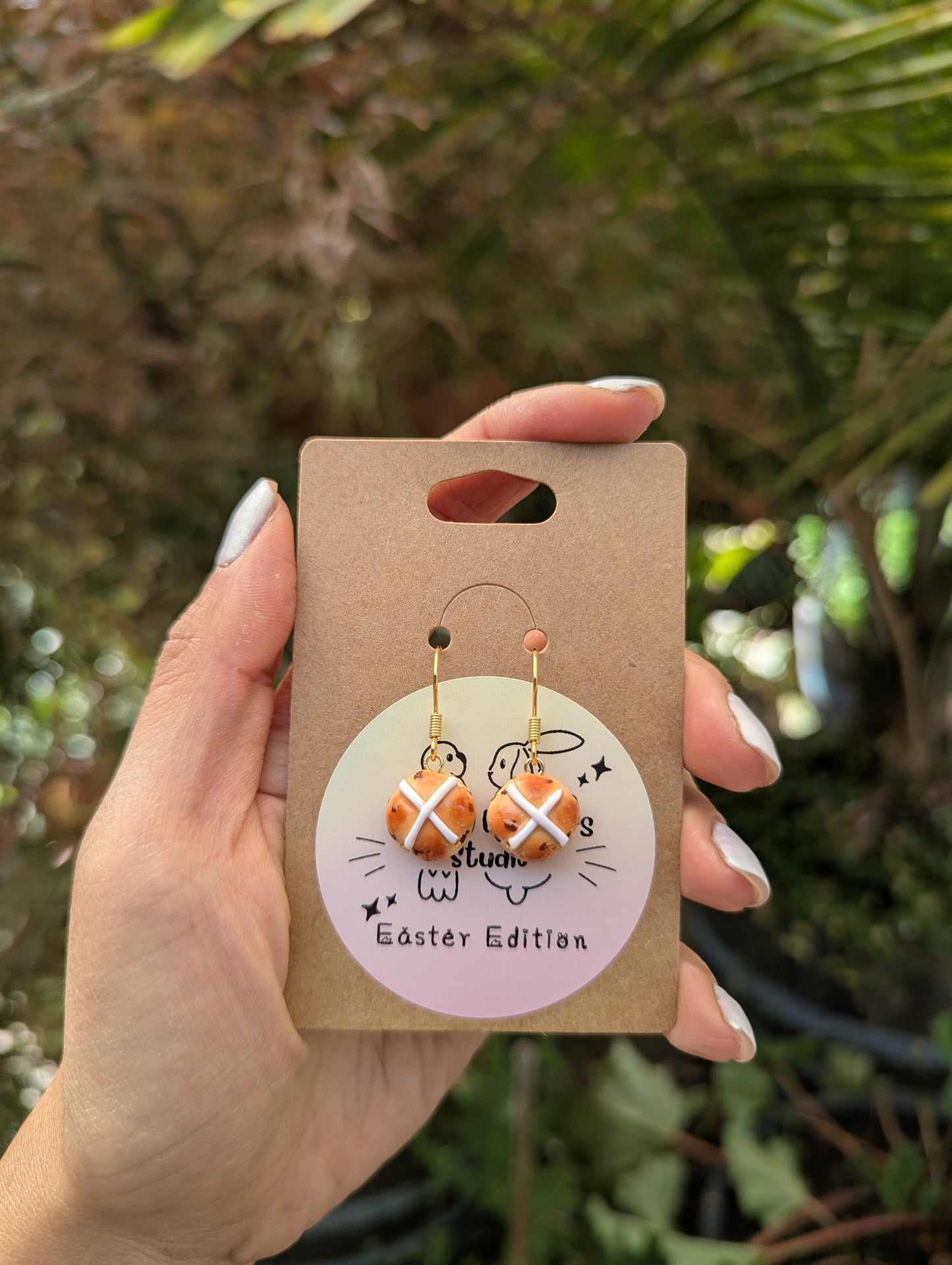 Hot Cross Bun Earrings | Special Easter Edition